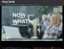 Tablet Screenshot of mycore.com